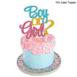 Gender Reveal Decoration Fringe Curtain Blue Pink Boy Girl Foil Balloon Gender Reveal Party Supplies Baby Shower Photo Backdrop