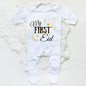 My First Eid Ramadan Baby Babygrow Sleepsuit Vest Bodysuit Infant Long Sleeve Romper Ramadan Islamic Muslim Keepsake Baby Outfit