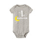 My 1st Ramadan Baby Romper Moon Star Print Short Sleeve Jumpsuit 1st Ramadan Newborn Bodysuit Muslim Festival Infant Clothes