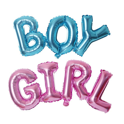 Gender Reveal Decoration Fringe Curtain Blue Pink Boy Girl Foil Balloon Gender Reveal Party Supplies Baby Shower Photo Backdrop
