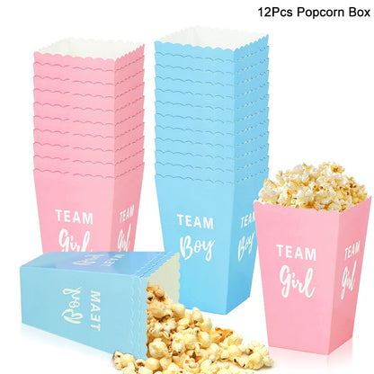 Gender Reveal Decoration Fringe Curtain Blue Pink Boy Girl Foil Balloon Gender Reveal Party Supplies Baby Shower Photo Backdrop