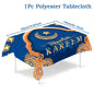Eid Mubarak Table Runner Ramadan Tablecloths Ramadan Kareem Decoration for Home 2025 Islamic Muslim Party Eid Al Adha Gifts