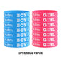 Gender Reveal Decoration Fringe Curtain Blue Pink Boy Girl Foil Balloon Gender Reveal Party Supplies Baby Shower Photo Backdrop