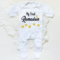 My First Eid Ramadan Baby Babygrow Sleepsuit Vest Bodysuit Infant Long Sleeve Romper Ramadan Islamic Muslim Keepsake Baby Outfit