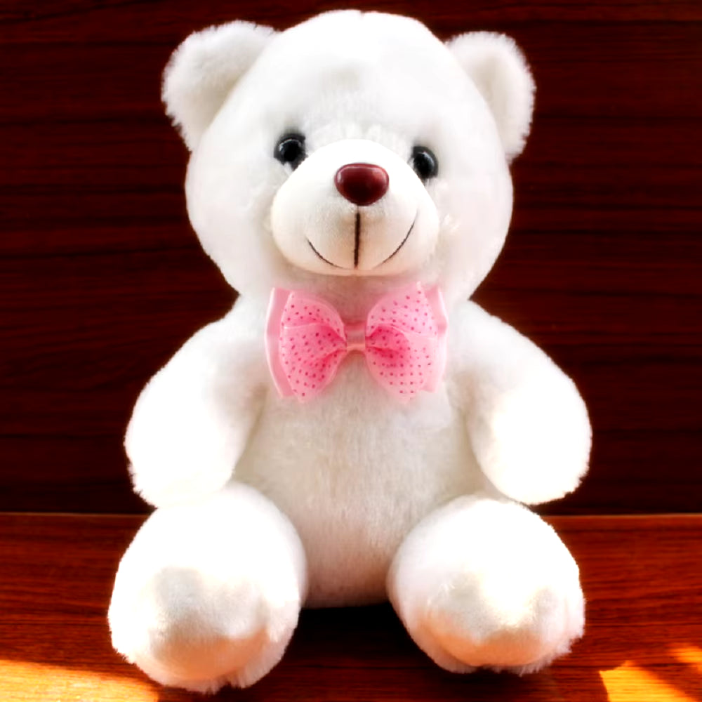 22Cm Pink LED Light-Up Teddy Bear - Luminous Plush Toy for Kids, Perfect Christmas Gift